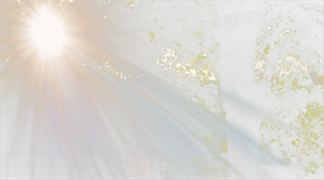 Abstract sunrays, sunburst and light effect on white background