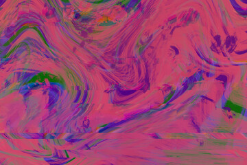 Dreamy pink distorted wallpaper in digital cool
