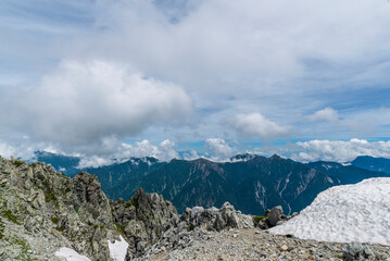 富士ノ折立頂上　富山県立山町