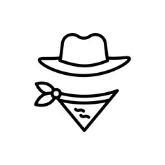 Cowboy Hat Icon Perfect for Western and Country Themes