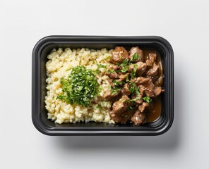 Couscous and Beef Meal Prep