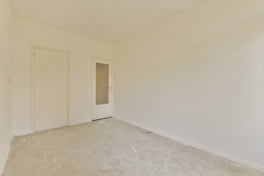 Empty room interior in Heringastate, Amsterdam