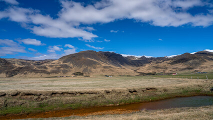 Eine Felsformation auf Island