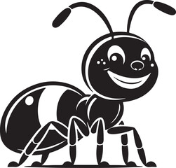 Ant silhouette vector illustration.eps
