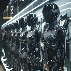 Fototapeta premium Window display for clothes.