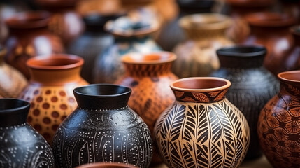 Ceramic Vases, Abstract Image, Texture, Pattern Background, Wallpaper, Background, Cell Phone Cover and Screen, Smartphone, Computer, Laptop, 9:16 and 16:9 Format - PNG