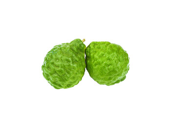 Bergamot isolated on white background with transparent.