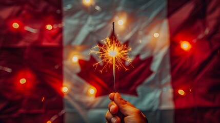 Canada Day Sparkler: Patriotism Ignited (Celebration, Canada)