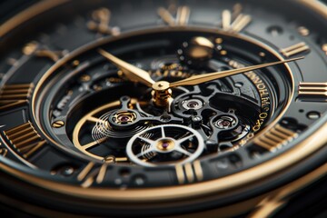 The Art of Time: A Close-Up View of a Tourbillon Watch