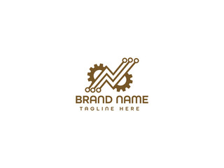 Technology Business Logo Vector Template.