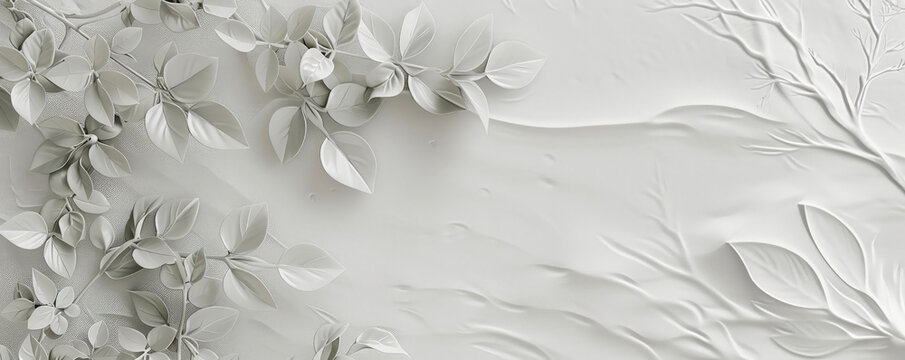 Minimalist white background with subtle texture and clean lines. The modern, sophisticated look adds an elegant, contemporary touch to any design element, perfect for sleek and simple themes