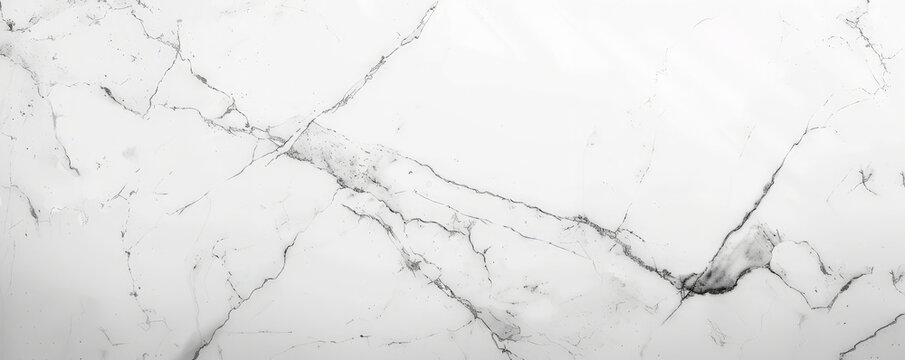 Minimalist white marble background with subtle grey veining and a smooth, polished texture. The clean, elegant look adds sophistication and simplicity, ideal for modern or high-end designs
