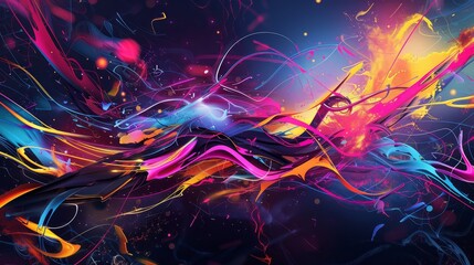 High-energy graffiti wallpaper with vibrant colors and swirling patterns. Amazing wallpaper