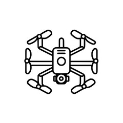 Drone icon, Drone illustration, drone png, drone svg, drone vector, technology icon, nature icon, robot icon, web icon, business icon, Files for Cricut, Craft Supplies Tools, Clip Art Image Files, Can