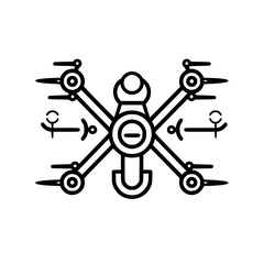 Drone icon, Drone illustration, drone png, drone svg, drone vector, technology icon, nature icon, robot icon, web icon, business icon, Files for Cricut, Craft Supplies Tools, Clip Art Image Files, Can