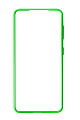 smartphone template. vector file. isolated. transparent
