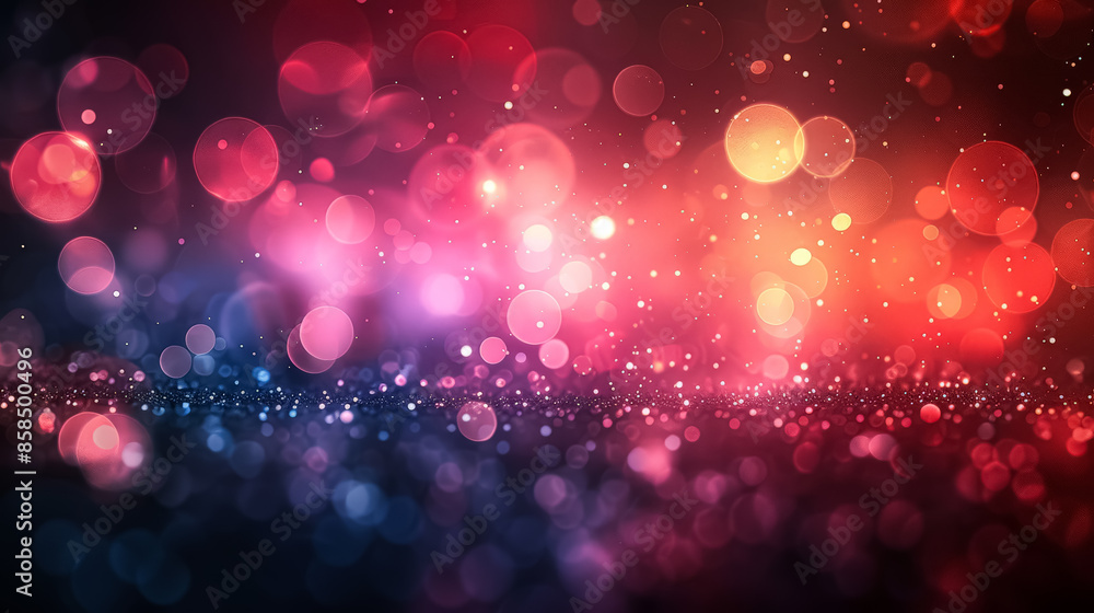 Poster a colorful background with many small circles. the circles are of different sizes and colors. the ba