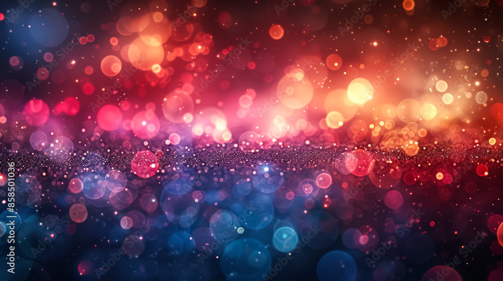 Poster a colorful background with many small circles. the circles are of different sizes and colors. the ba