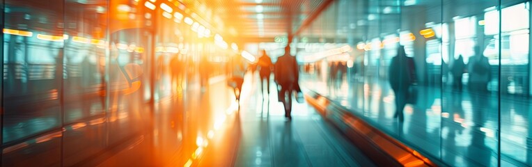 Ethereal Hospital Corridor in Motion
