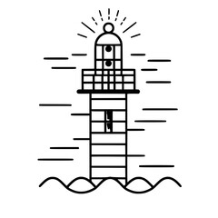 Lighthouse  icon, Lighthouse outline, Lighthouse  vector, ocean svg, ocean cliparts, clipart png, sea creatures, ship svg, Lighthouse SVG, Minimalist Line Art, sea svg, ocean svg, lighthouse, light, s