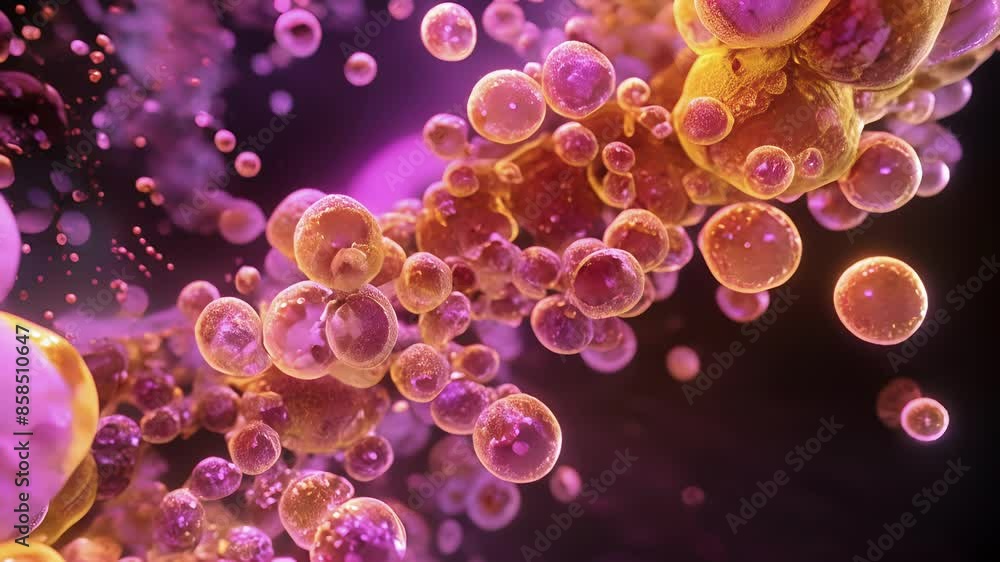 Poster a micrograph capturing the conversion of nad+ to its reduced form nadh during the first step of cell