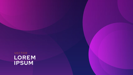 Purple Abstract Minimal Business or Tech Science Presentation Background. Research or Tech Innovation Online Webinar Presentation Event Backdrop. Conference or Forum Vector Illustration.