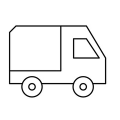 truck delivery icon vector design element 