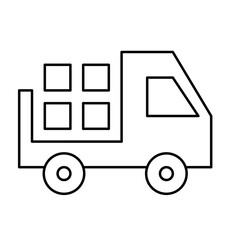 truck delivery icon vector design element 