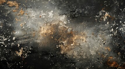 Textured dirt on glass