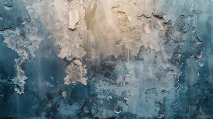 Weathered blue wall texture