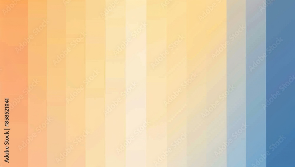 Poster gradient background with a color palette of orange, yellow and blue, suitable for use as an app wall