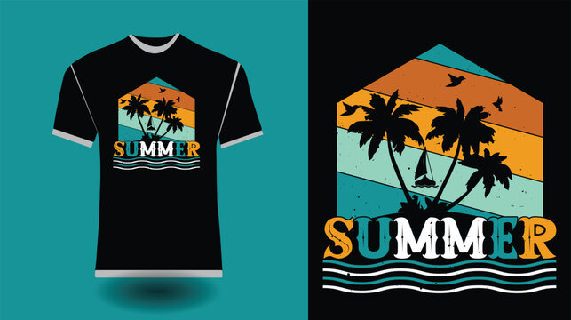 vector surfing festival summer banner for surfing tshirt