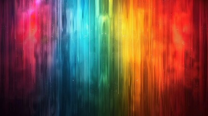 Abstract rainbow stripes wallpaper