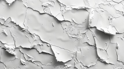 Obraz premium Cracked white wallpaper texture