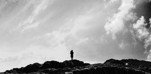 mom and son A steadfast belief in one's values and principles, anchoring the soul amidst life's uncertainties. Concept of moral steadfastness. Generative Ai.