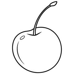 Obraz premium cherry fruit illustration