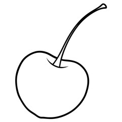 Obraz premium cherry fruit illustration