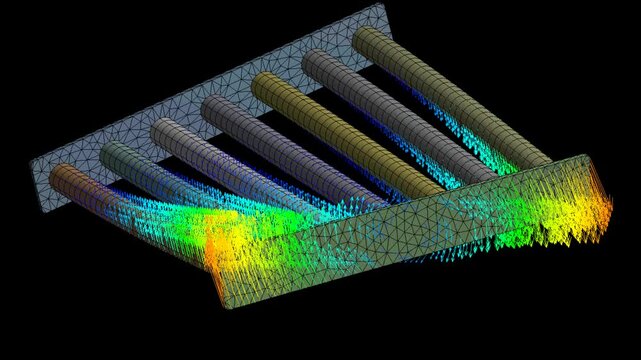 Mechanic simulation engineering - Stress and breakpoint analysis of rod filter under force and moment conditions