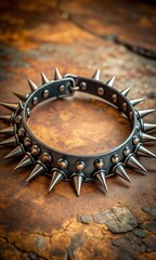 Fototapeta premium Elegant Gothic Choker: Trendy Necklace for Fashion Accessory | Perfect for Gothic Style, Unique Goth Designs, and Fashion Forward Statements