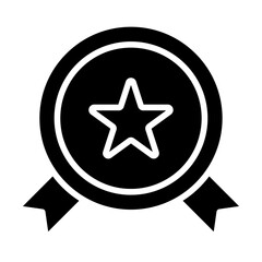 Award solid icon vector for mobile app, website, logo and presentation design.
