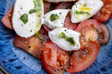 tomato and mozzarella