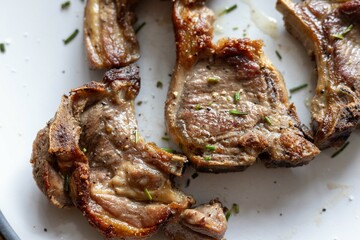 lamb chops with rosemary