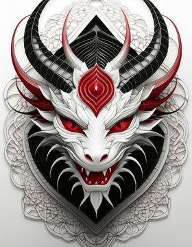 ilustraci&oacute;n de demonios de estilo japon&eacute;s 11