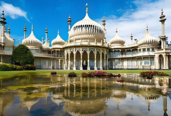 Fototapeta premium A view of Brighton Pavillion