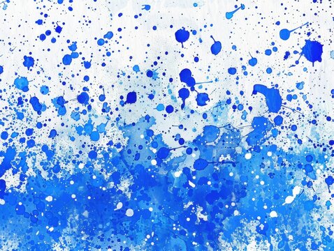 Blue Color Sploch