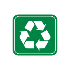 Recycle, recycling, symbol, icon, environment, sign, ecology, button, green, eco, environmental, arrow, 