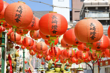 長崎ランタンフェスティバルの提灯 © nanohana