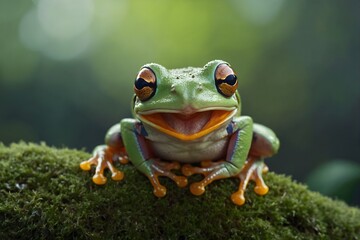 red eyed tree frog