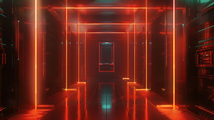 HD video background based on Walk Like an Egyptian, in the style of Tron, synthwave