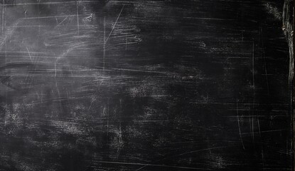 Obraz premium This image features a dark, black background with numerous fine scratches and marks. The texture reveals a worn-out, distressed look that provides depth and character.